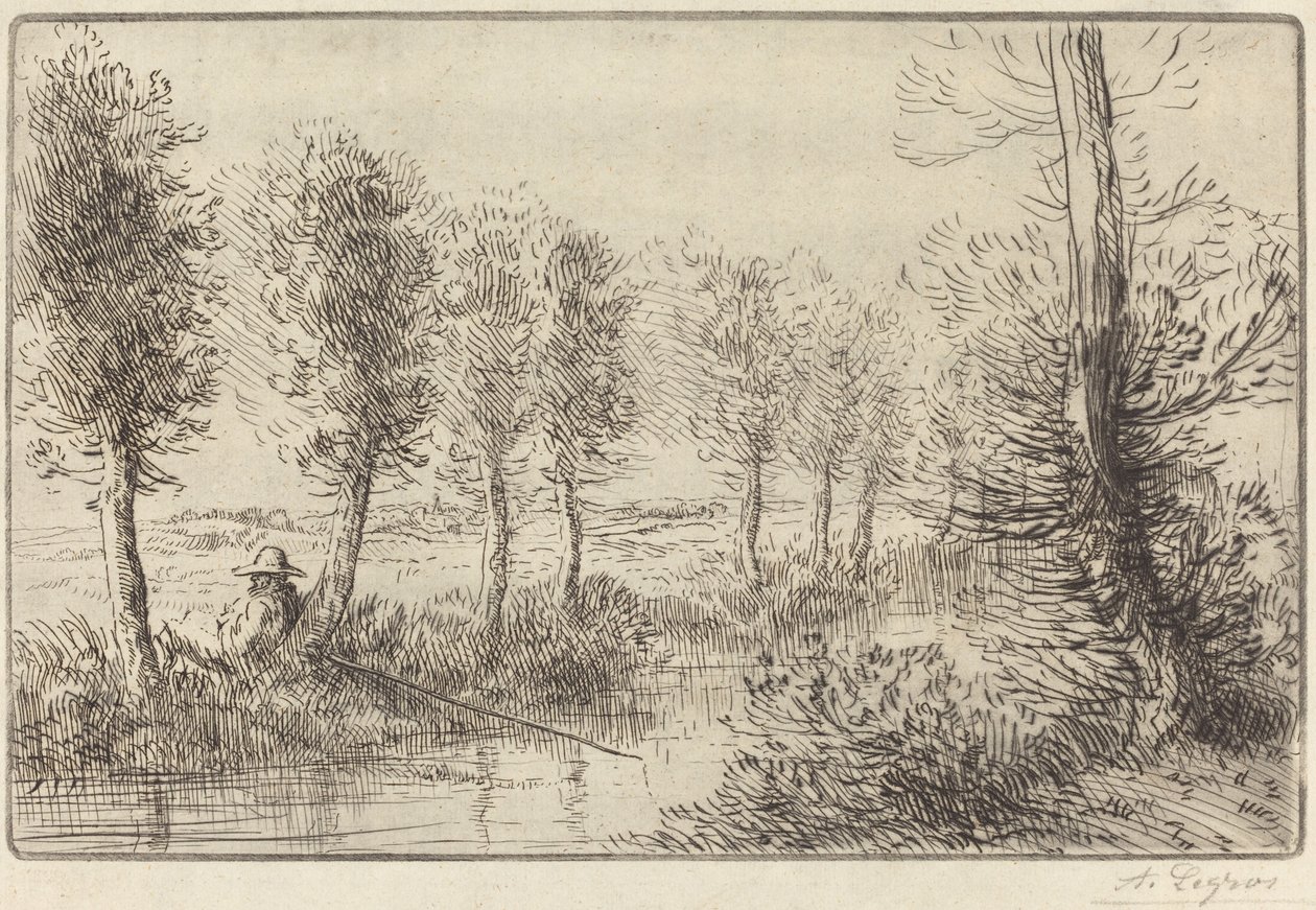 Près du moulin - Alphonse Legros