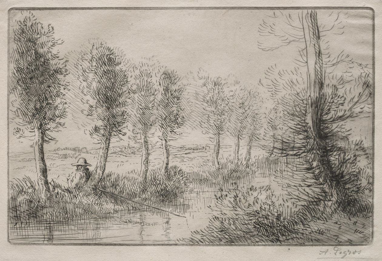 Près du moulin - Alphonse Legros