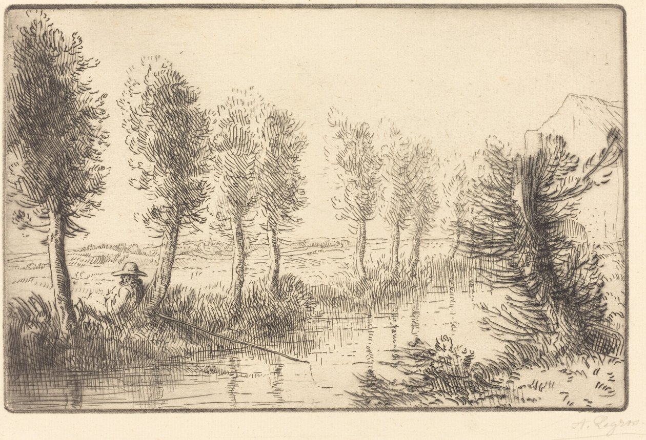 Près du moulin - Alphonse Legros