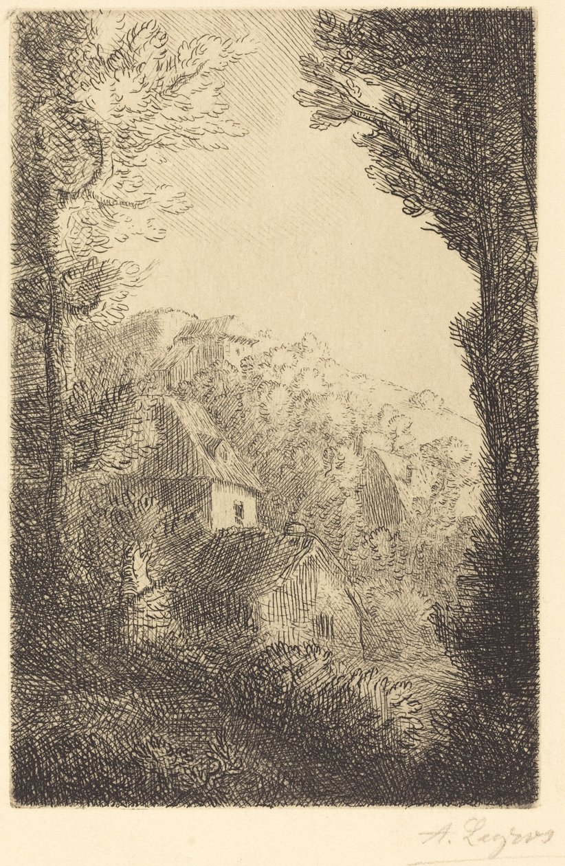 Un vieux château - Alphonse Legros