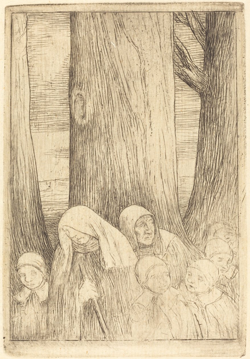 Les orphelins - Alphonse Legros