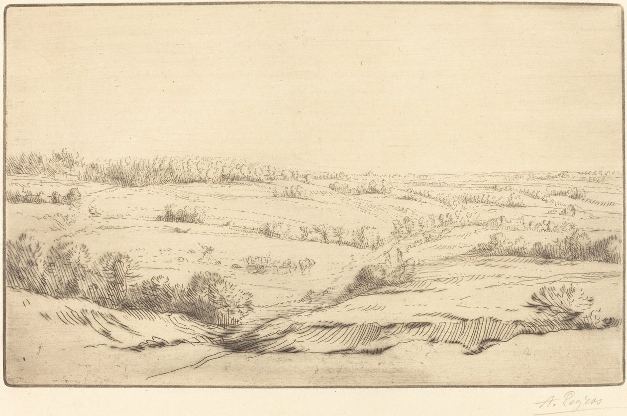La Plaine - Alphonse Legros
