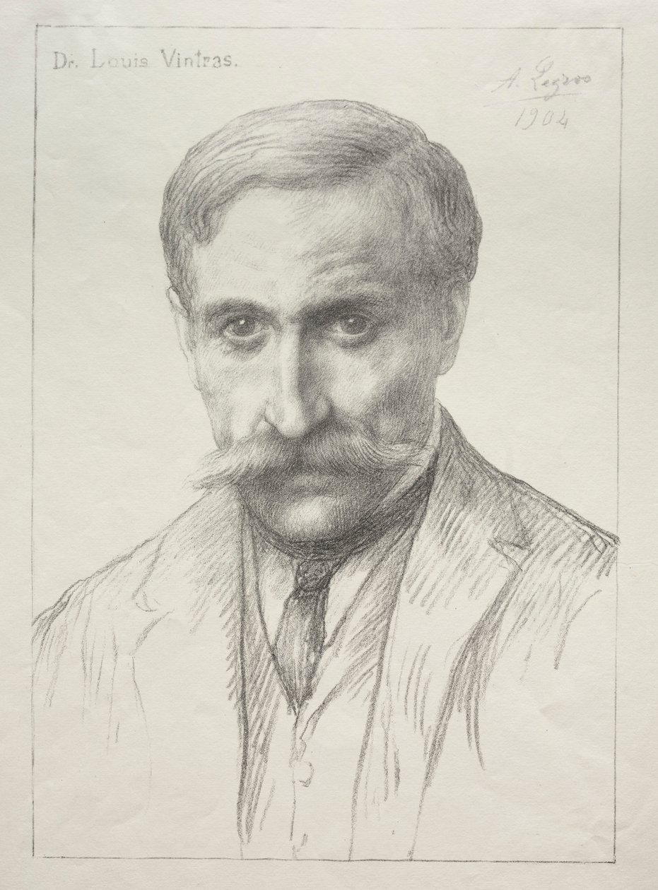Portrait du Dr Louis Vintras - Alphonse Legros