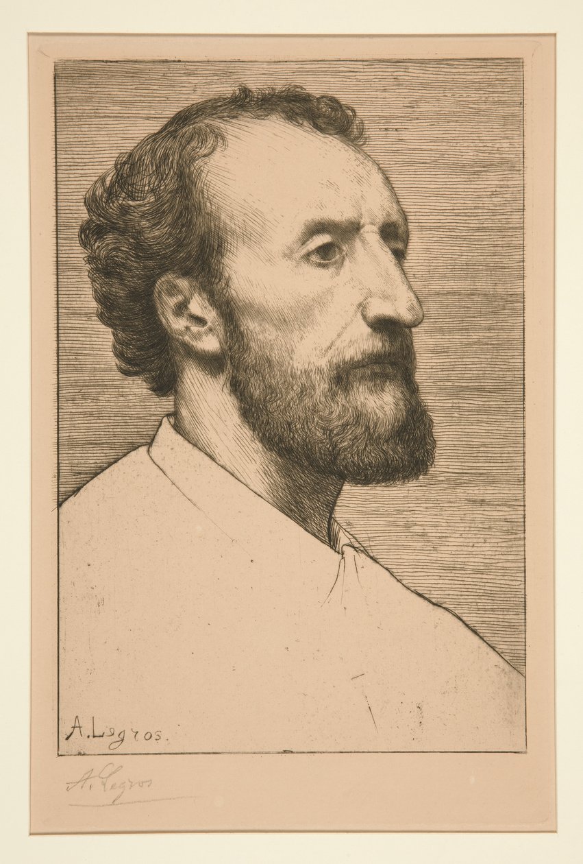 Portrait de Jules Dalou - Alphonse Legros