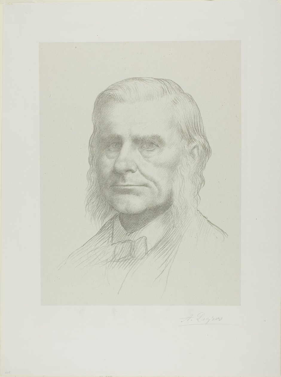 Portrait du professeur Huxley - Alphonse Legros