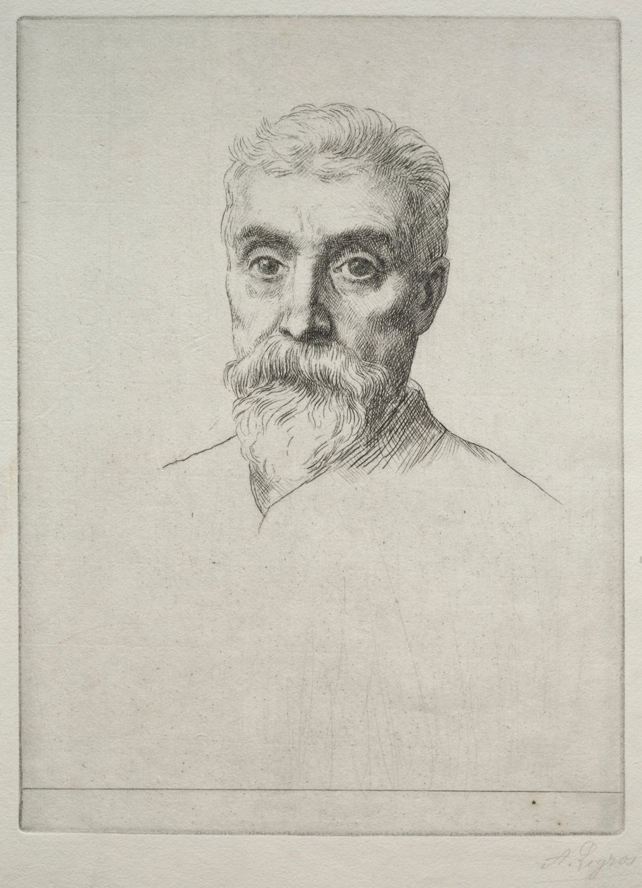Portrait de Sir Hiram S. Maxim - Alphonse Legros