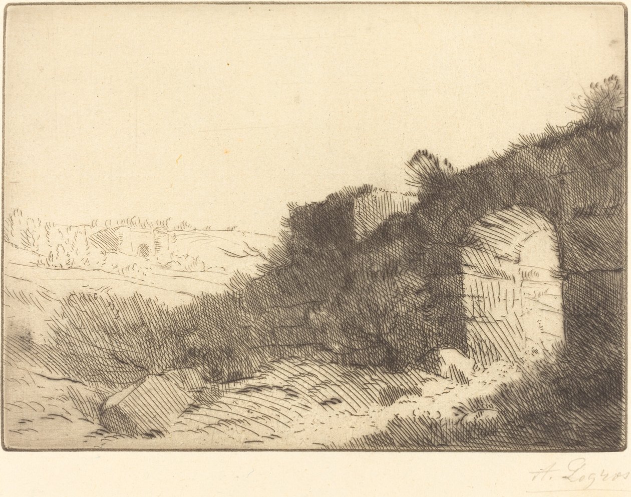 Ruine romaine - Alphonse Legros