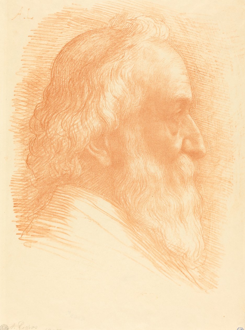 Autoportrait, 10e plaque - Alphonse Legros