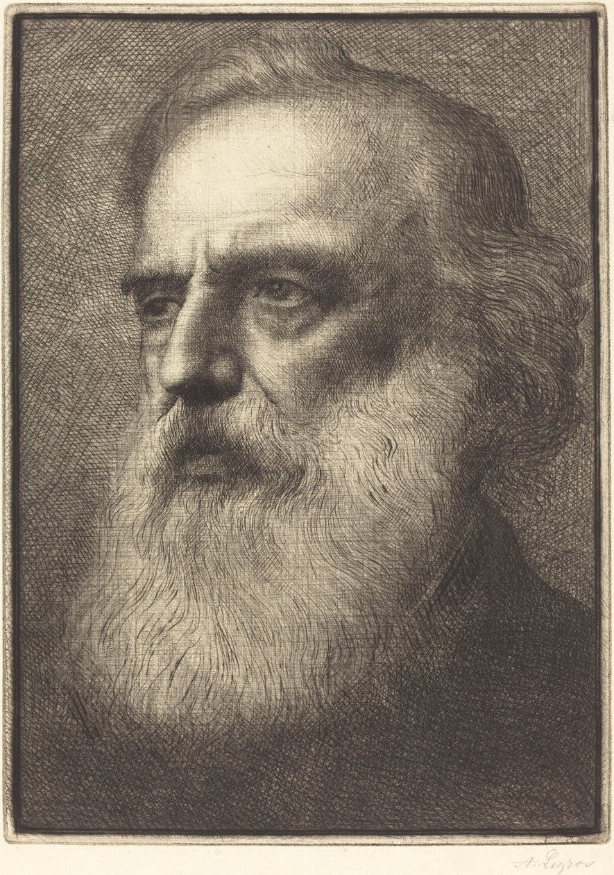 Autoportrait, 4e planche - Alphonse Legros