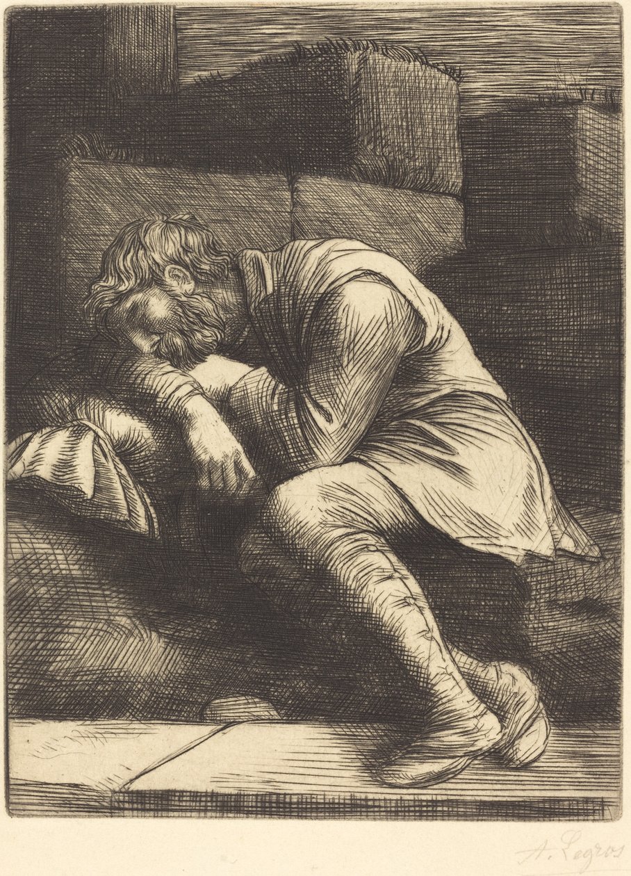 Mendiant endormi - Alphonse Legros