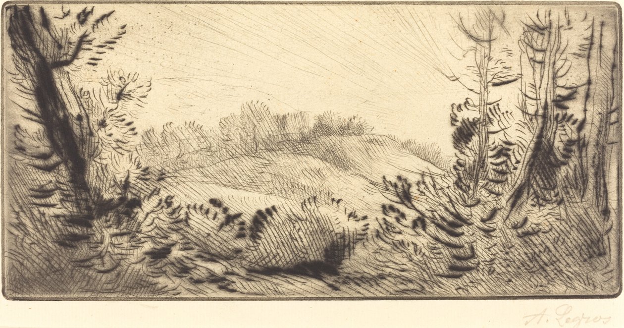 Le coteau - Alphonse Legros