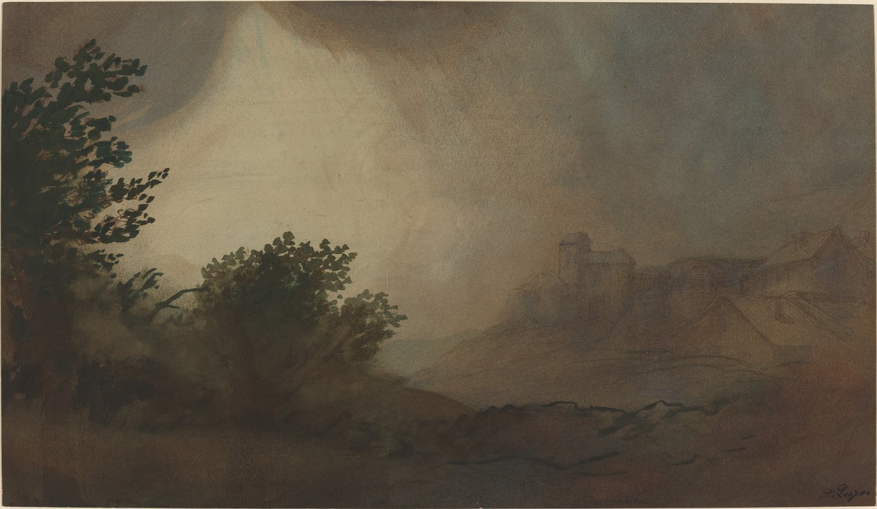 Tempête - Alphonse Legros