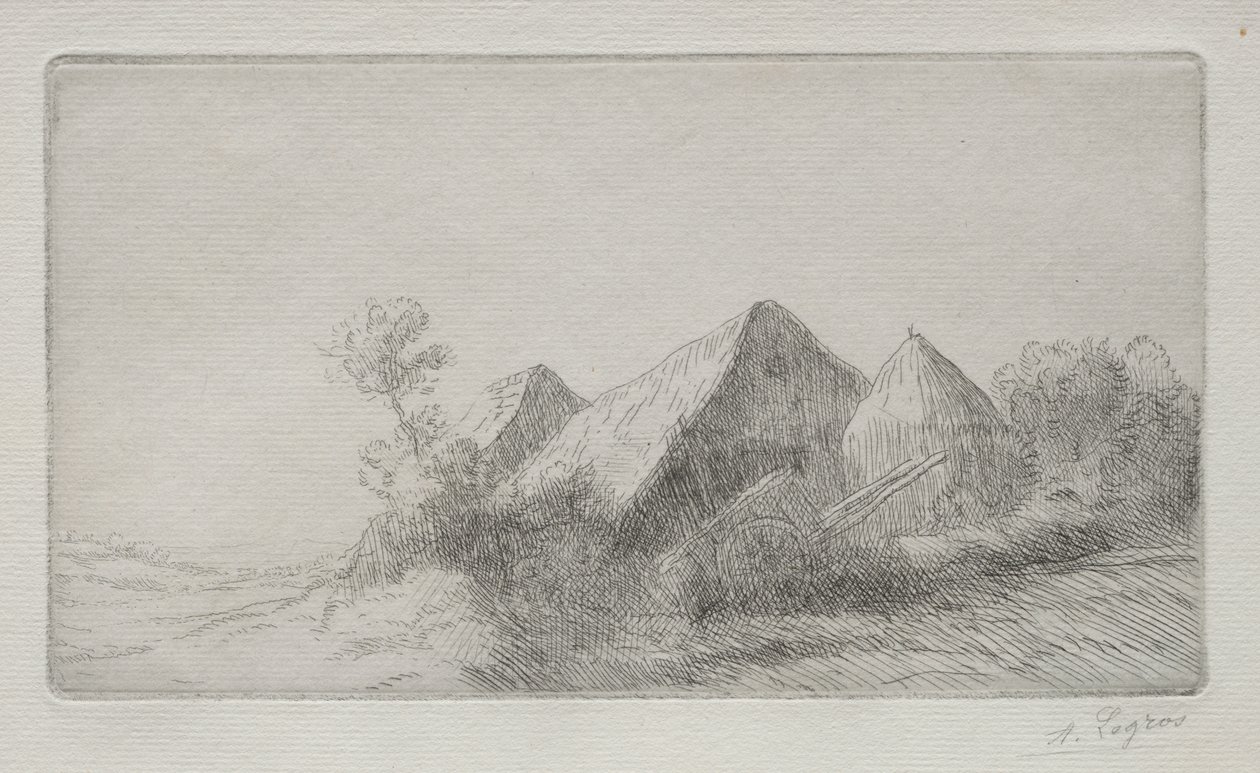 Le Hangar à Chariots - Alphonse Legros