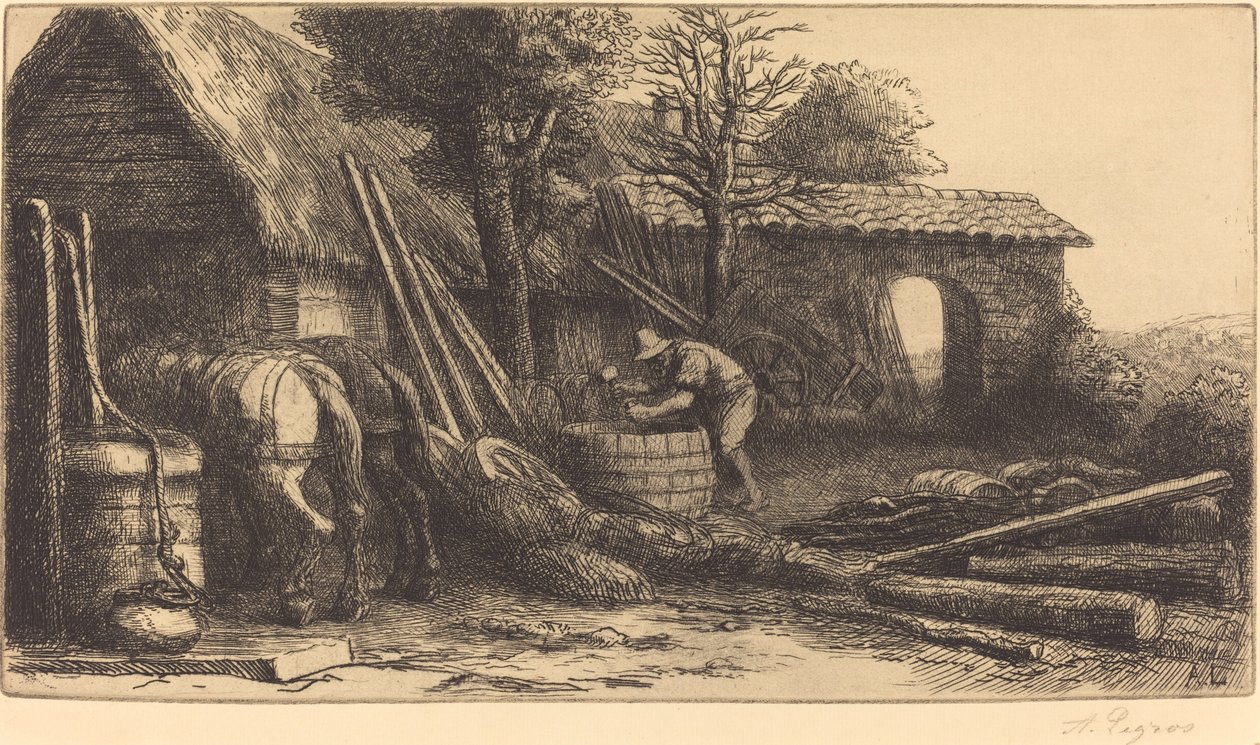 Le tonnelier - Alphonse Legros