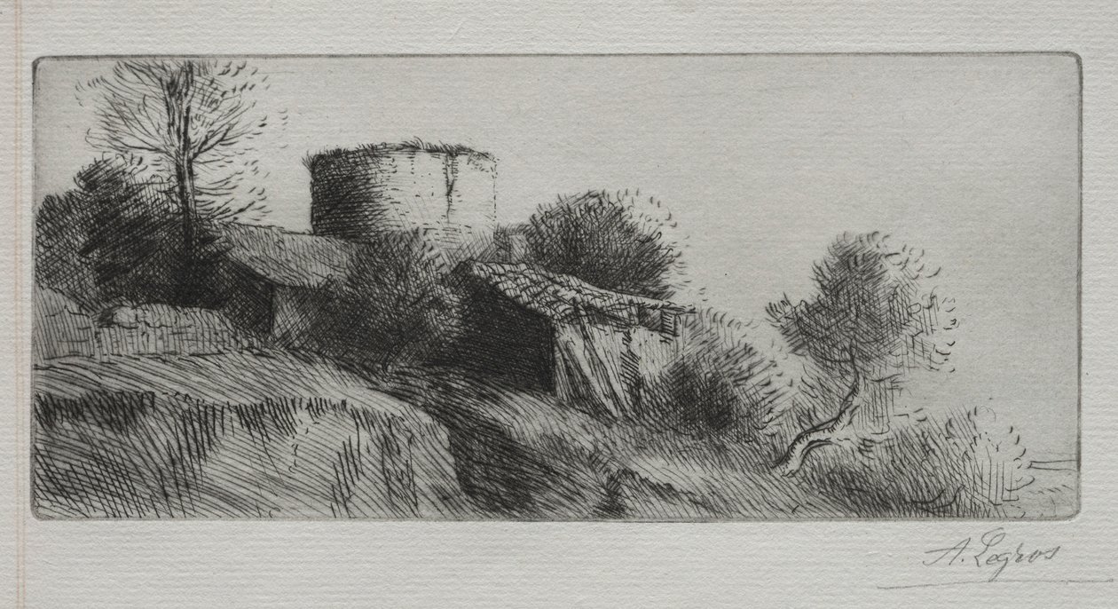 La tour des pigeons - Alphonse Legros