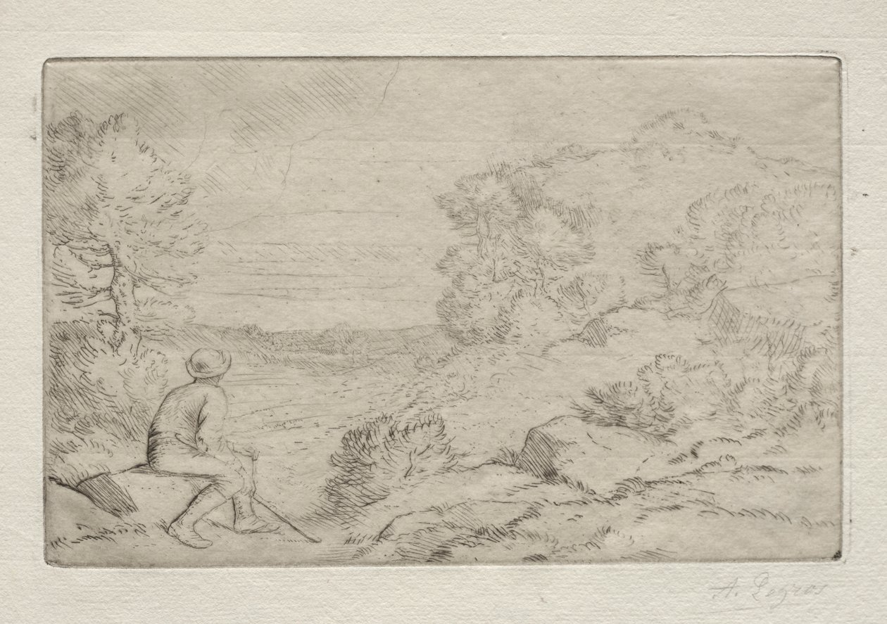 Les rochers - Alphonse Legros