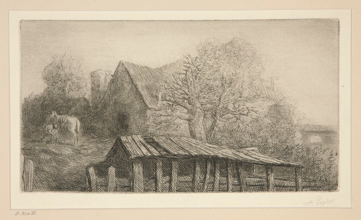 Une Ancienne Auberge - Alphonse Legros