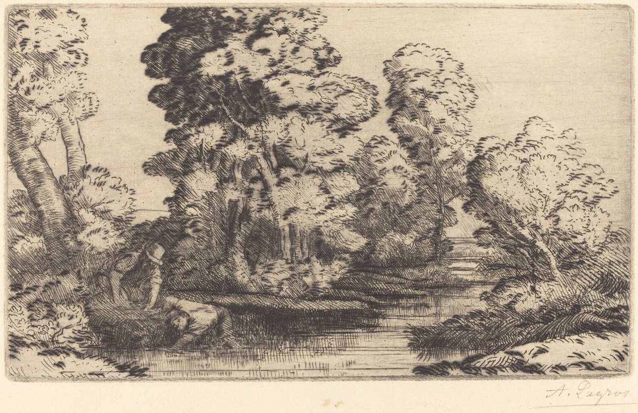 Une vallée en Bourgogne - Alphonse Legros