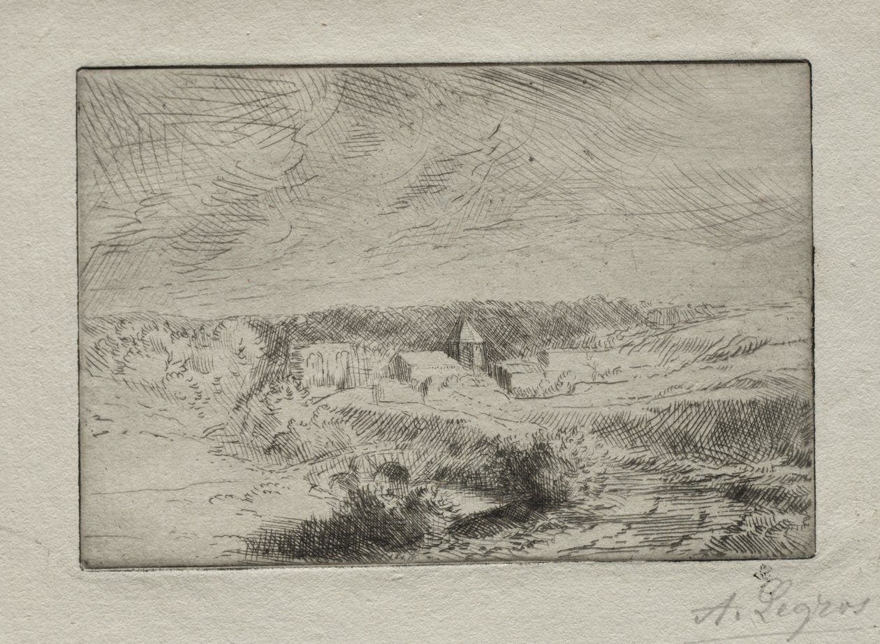 Village de Wimille, près de Boulogne - Alphonse Legros