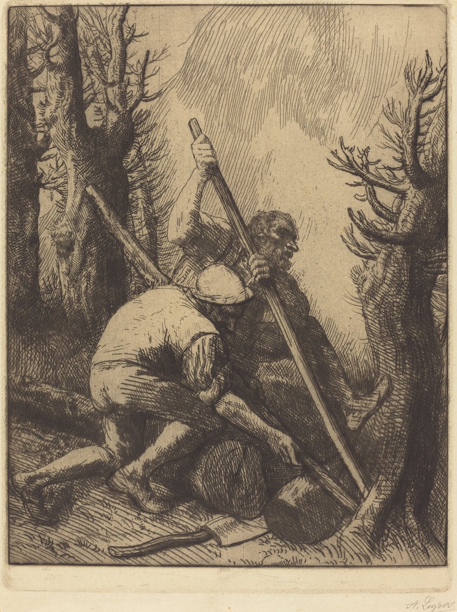 Les Bûcherons - Alphonse Legros