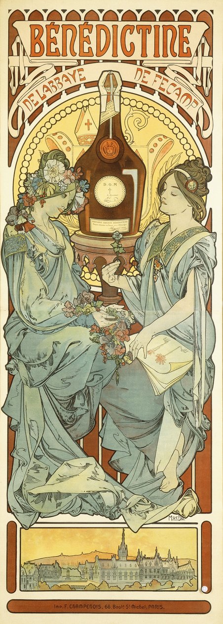 Bénédictine, 1898 - Alphonse Mucha