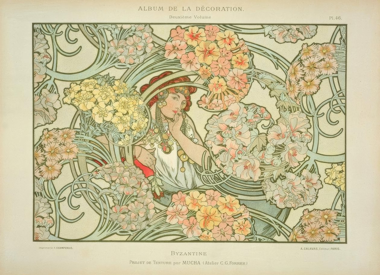 Byzantin - Alphonse Mucha