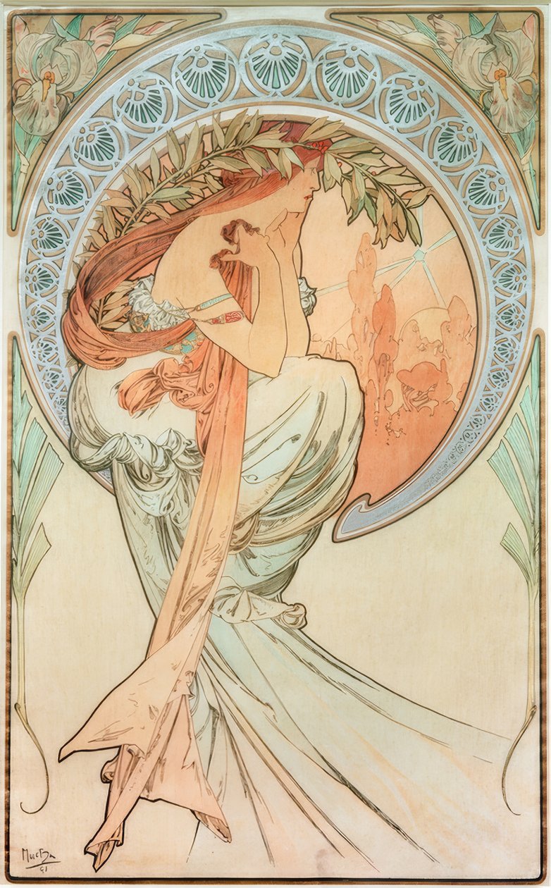 La Poésie - Alphonse Mucha