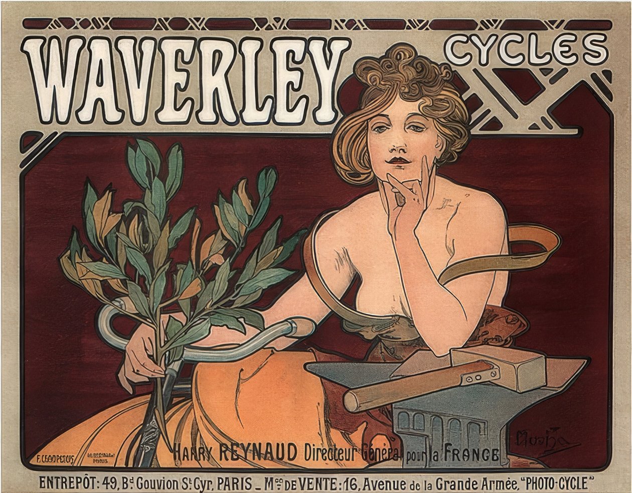 Vélos Waverley - Alphonse Mucha