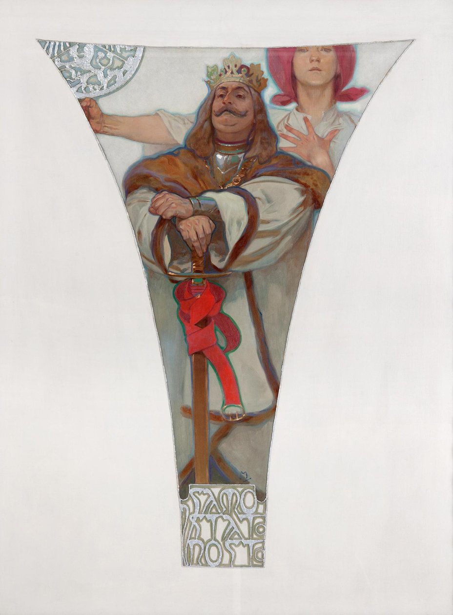 Georges de Poděbrady, 1911 - Alphonse Mucha