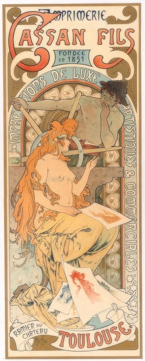 Imprimerie Cassan Fils - Alphonse Mucha