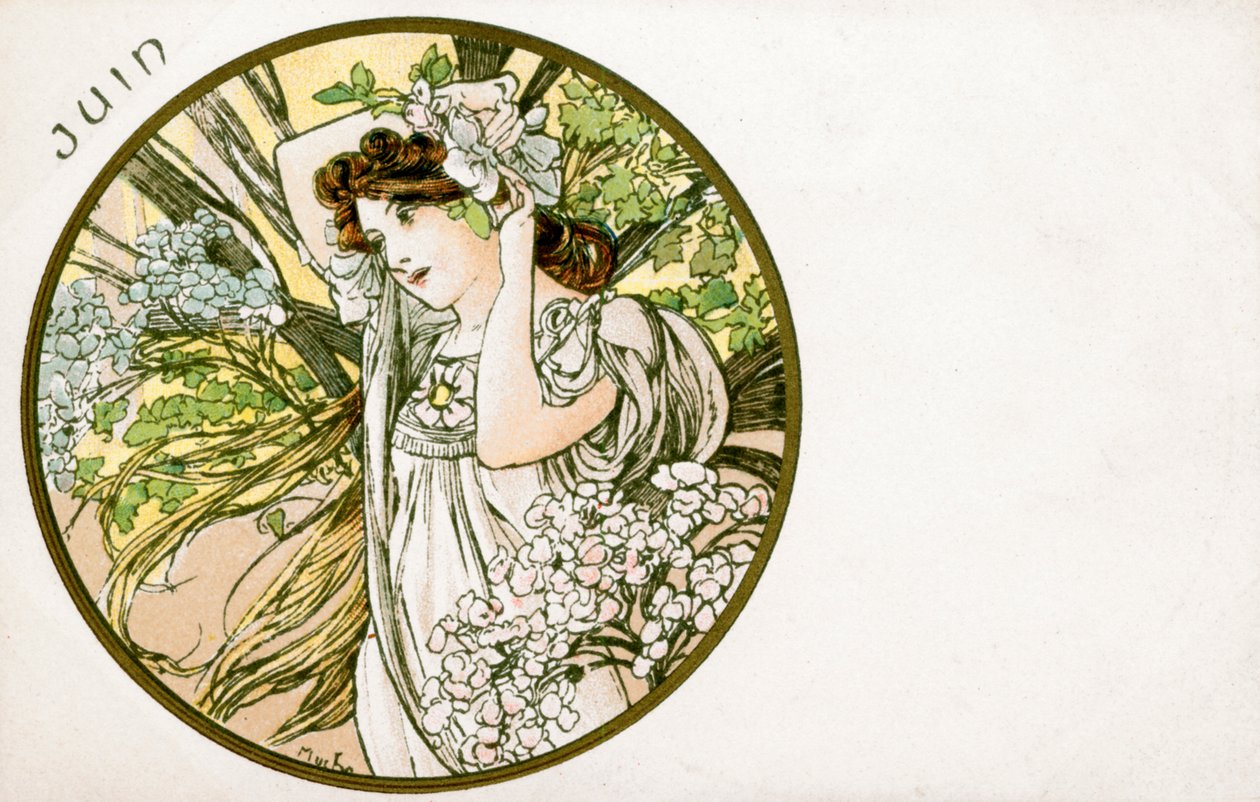 Juin - Alphonse Mucha