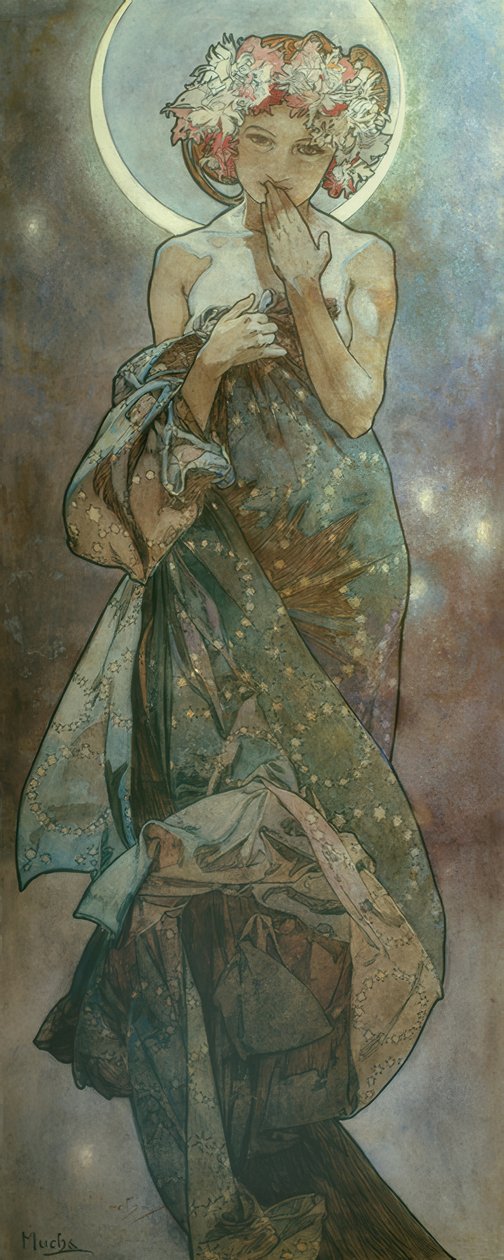 Clair de lune - Alphonse Mucha
