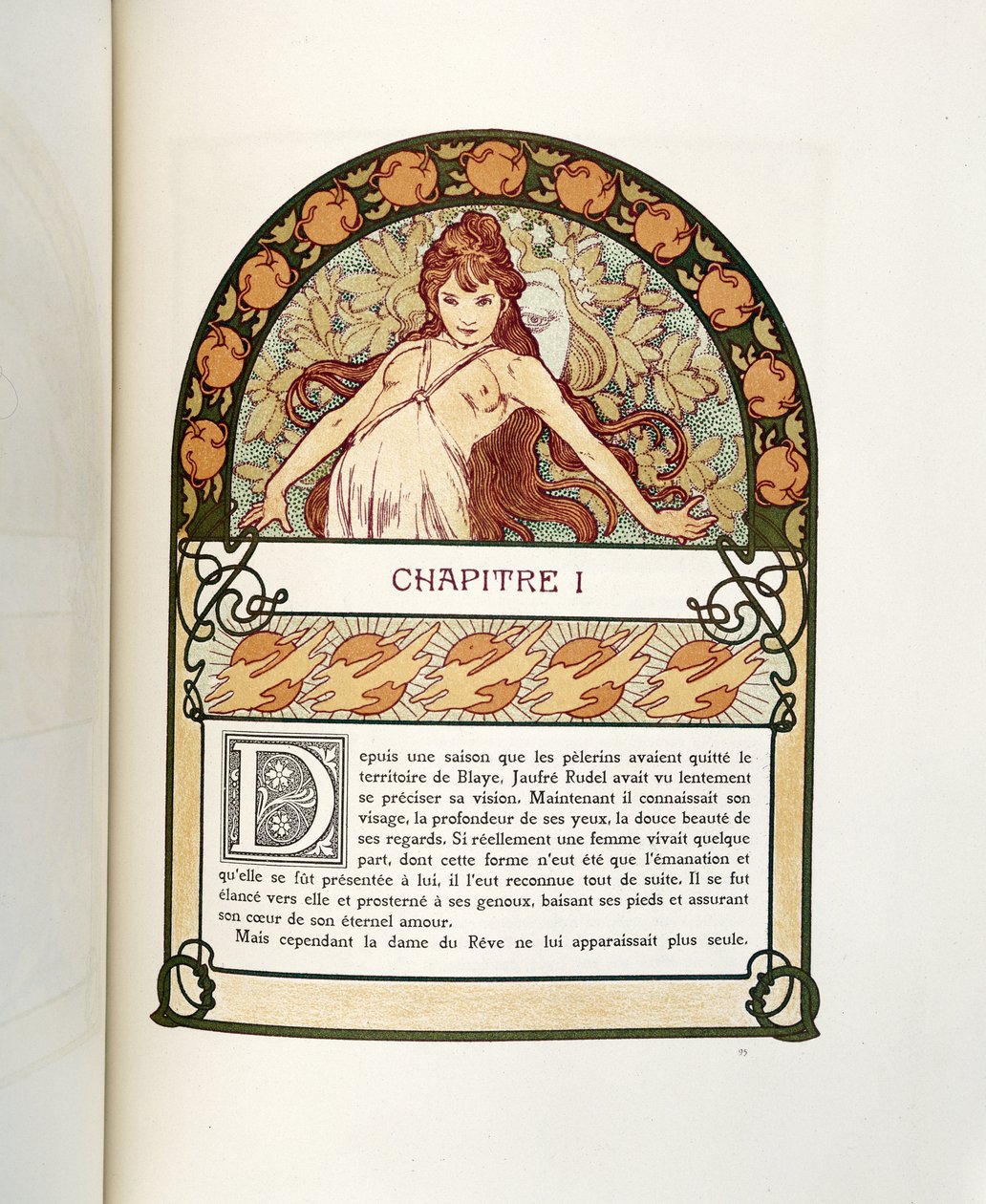 Page de Ilsee, Princesse de Tripoli, 1897 - Alphonse Mucha