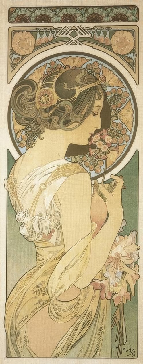 Primevère - Alphonse Mucha