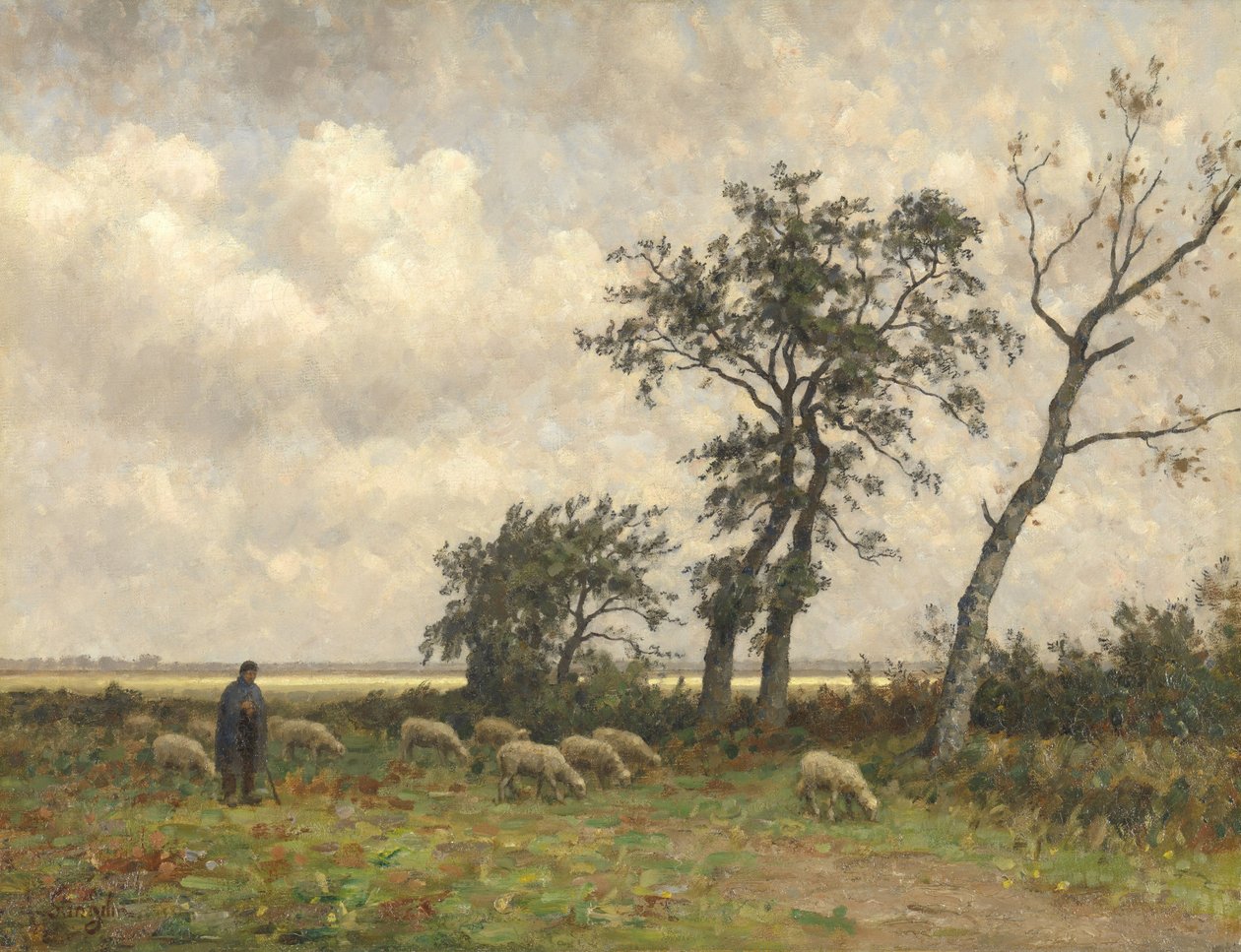 Paysage à Drenthe - Alphonse Stengelin