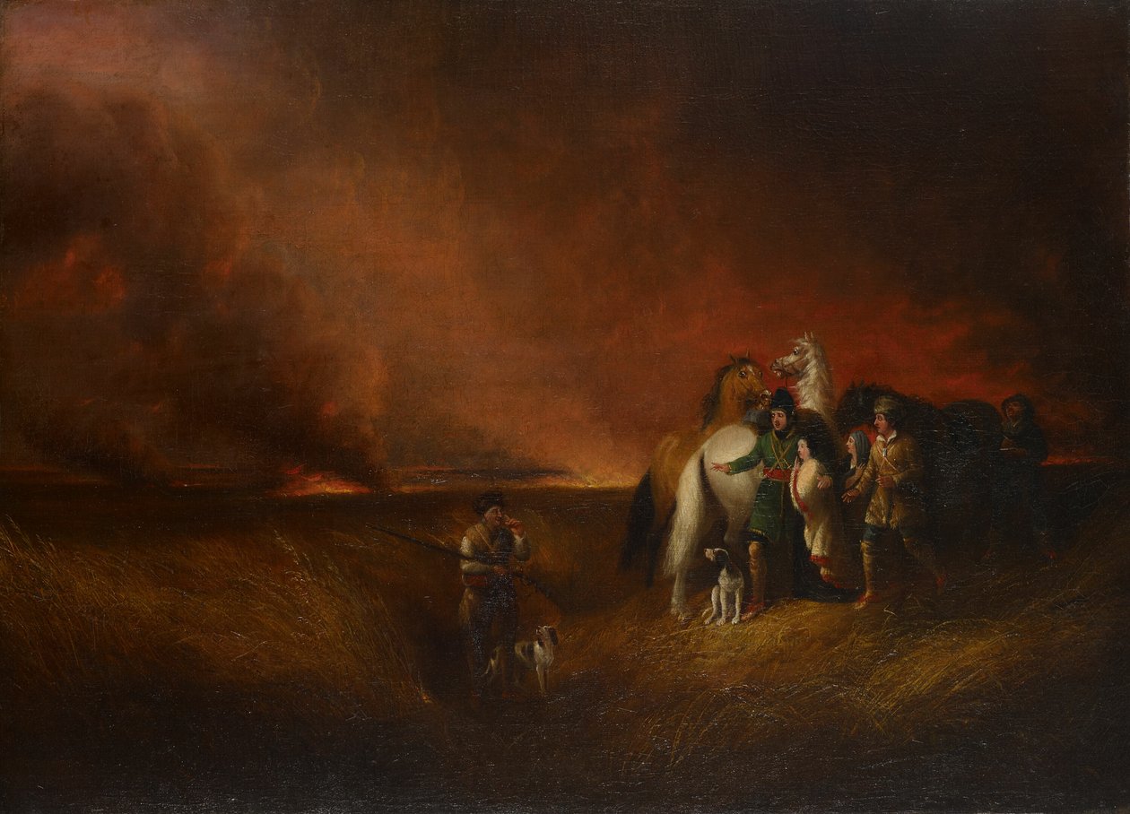 La prairie en feu - Alvan Fisher