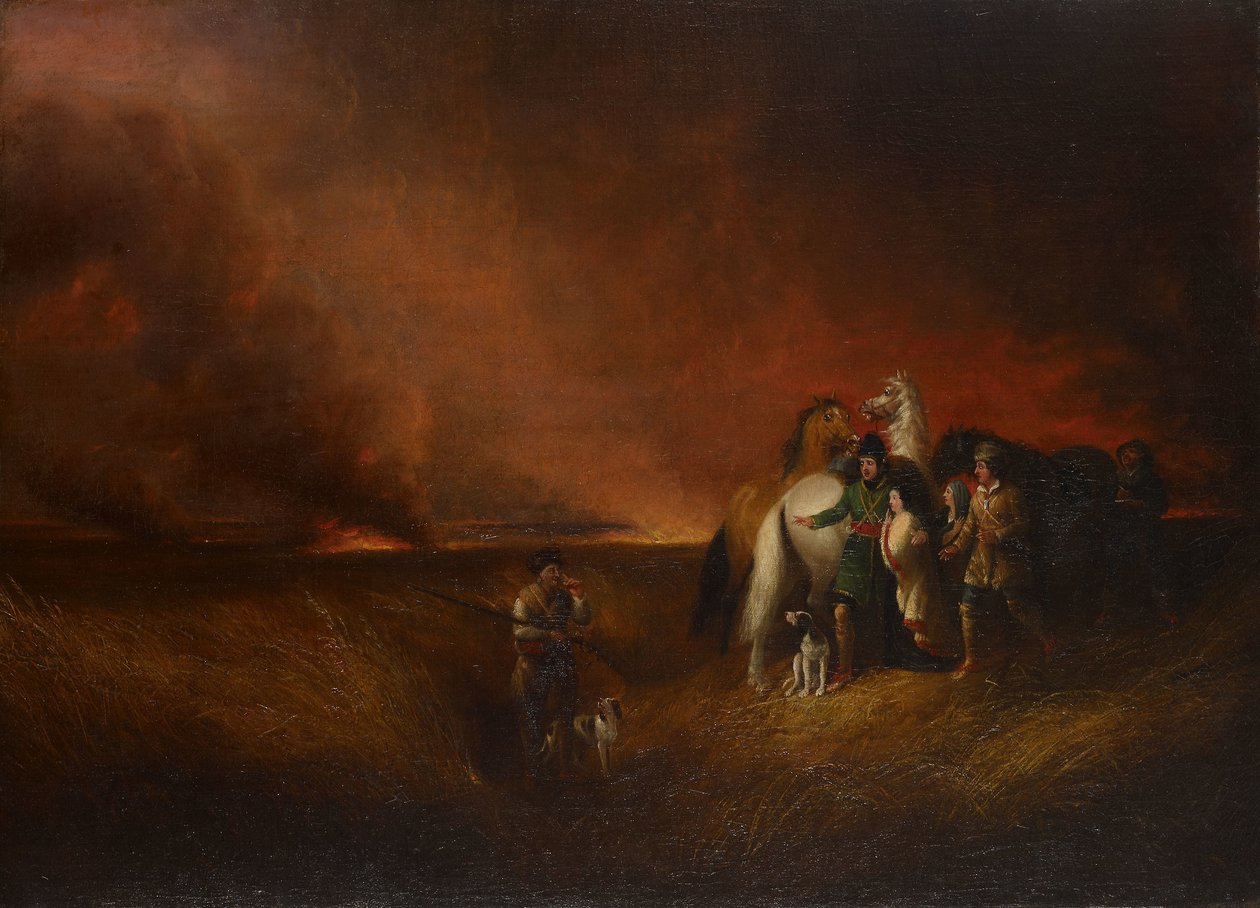 La prairie en feu - Alvan Fisher