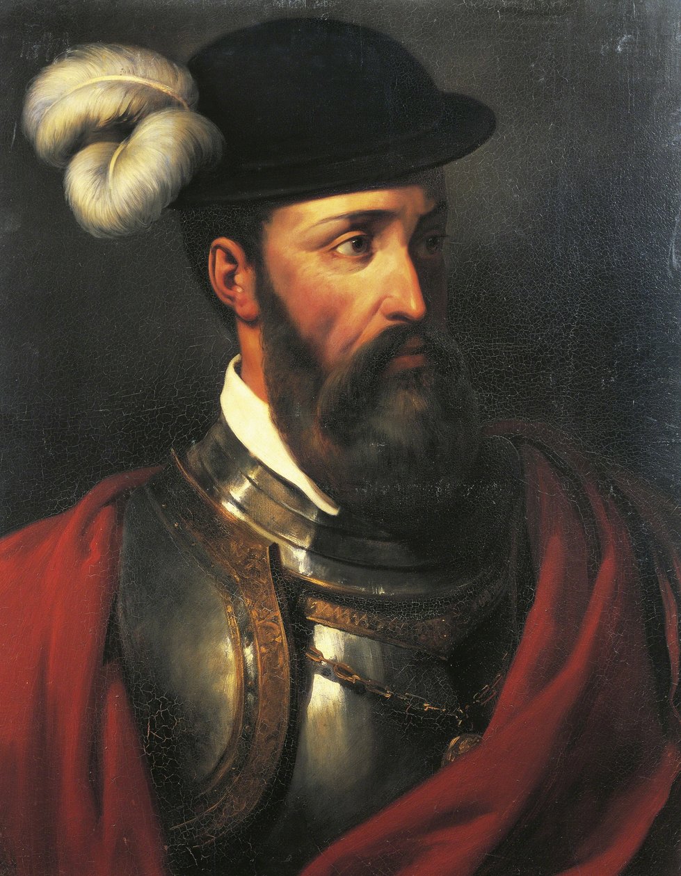 Francesco Pizarro, navigateur et conquistador (1475-1541) - Amable Paul Coutan
