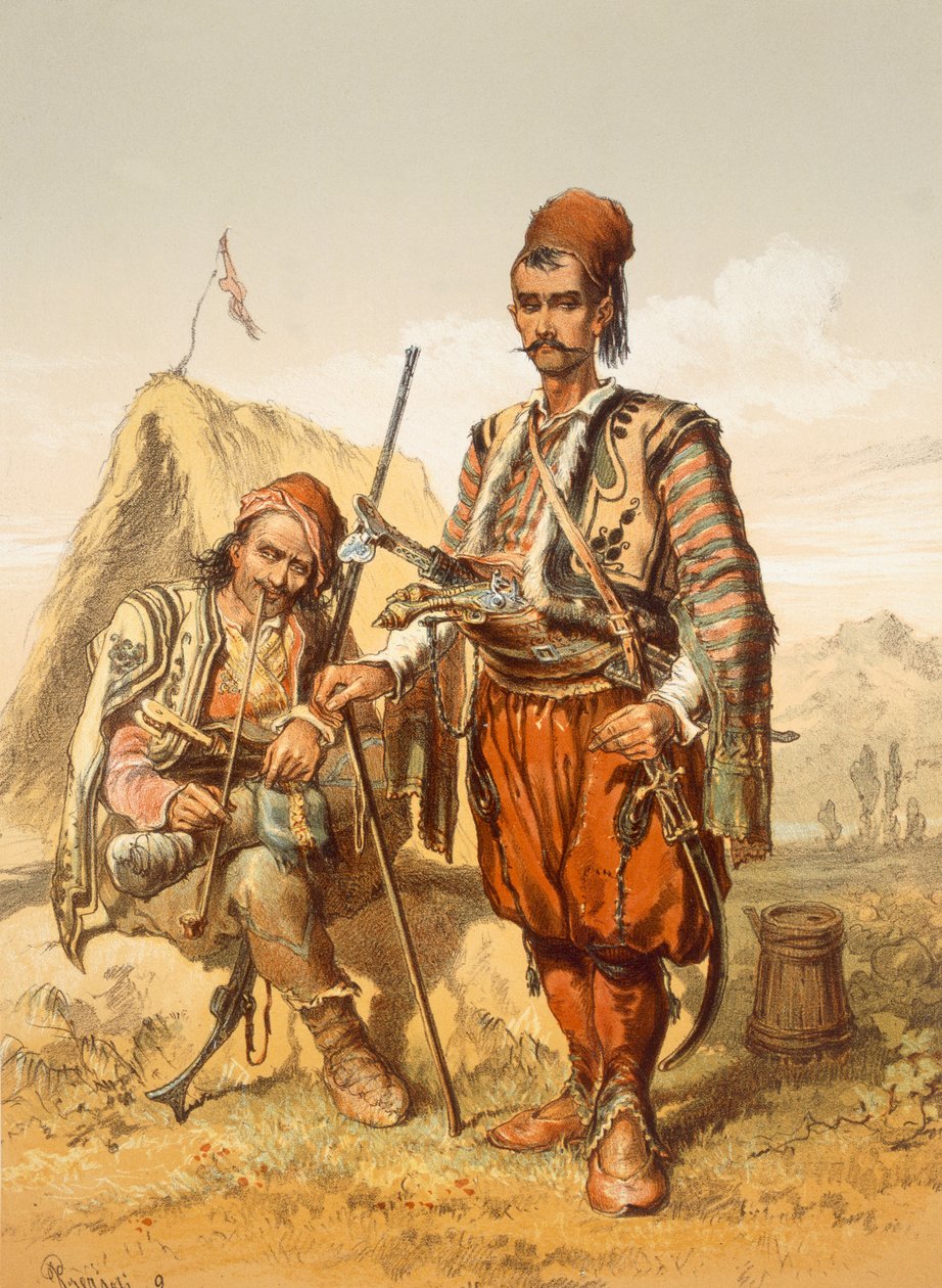 Gardes croates, 1865 - Amadeo Preziosi