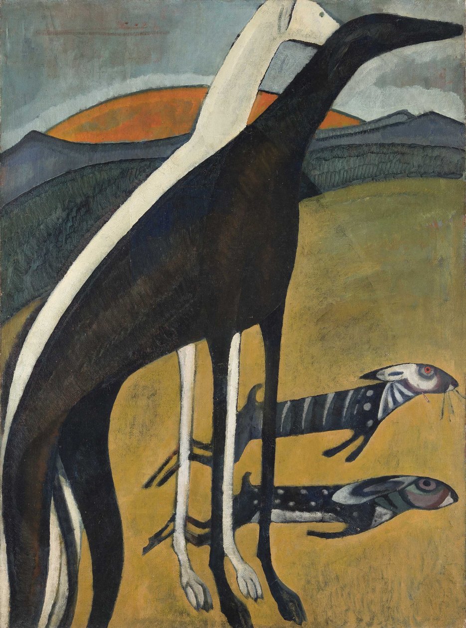 Lévriers Os Galgos, 1911 - Amadeo de Souza Cardoso