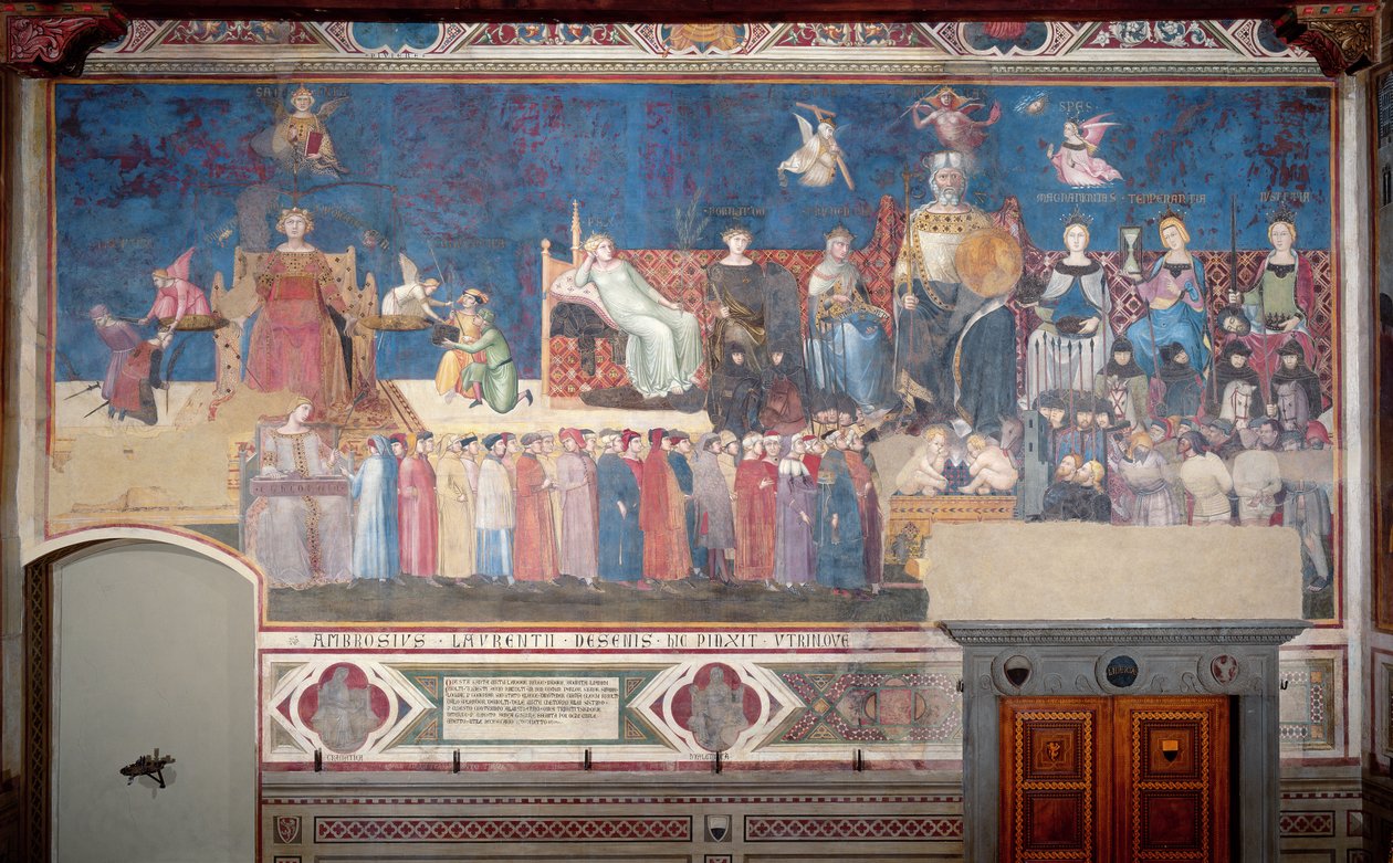 Allégorie du bon gouvernement, 1338-40 - Ambrogio Lorenzetti