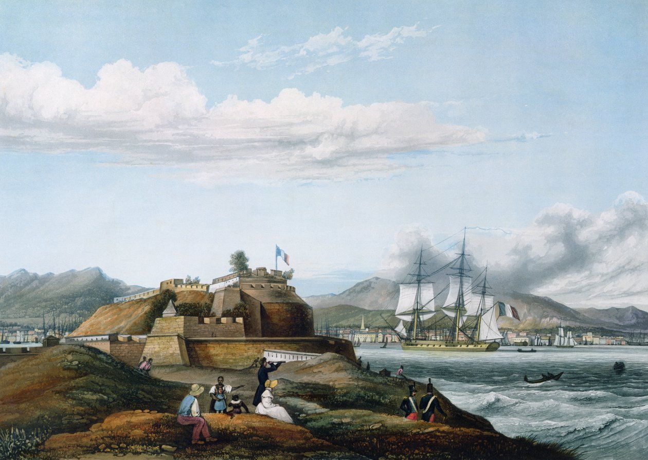 Vue de Fort Royal, Martinique - Ambroise Louis Garneray
