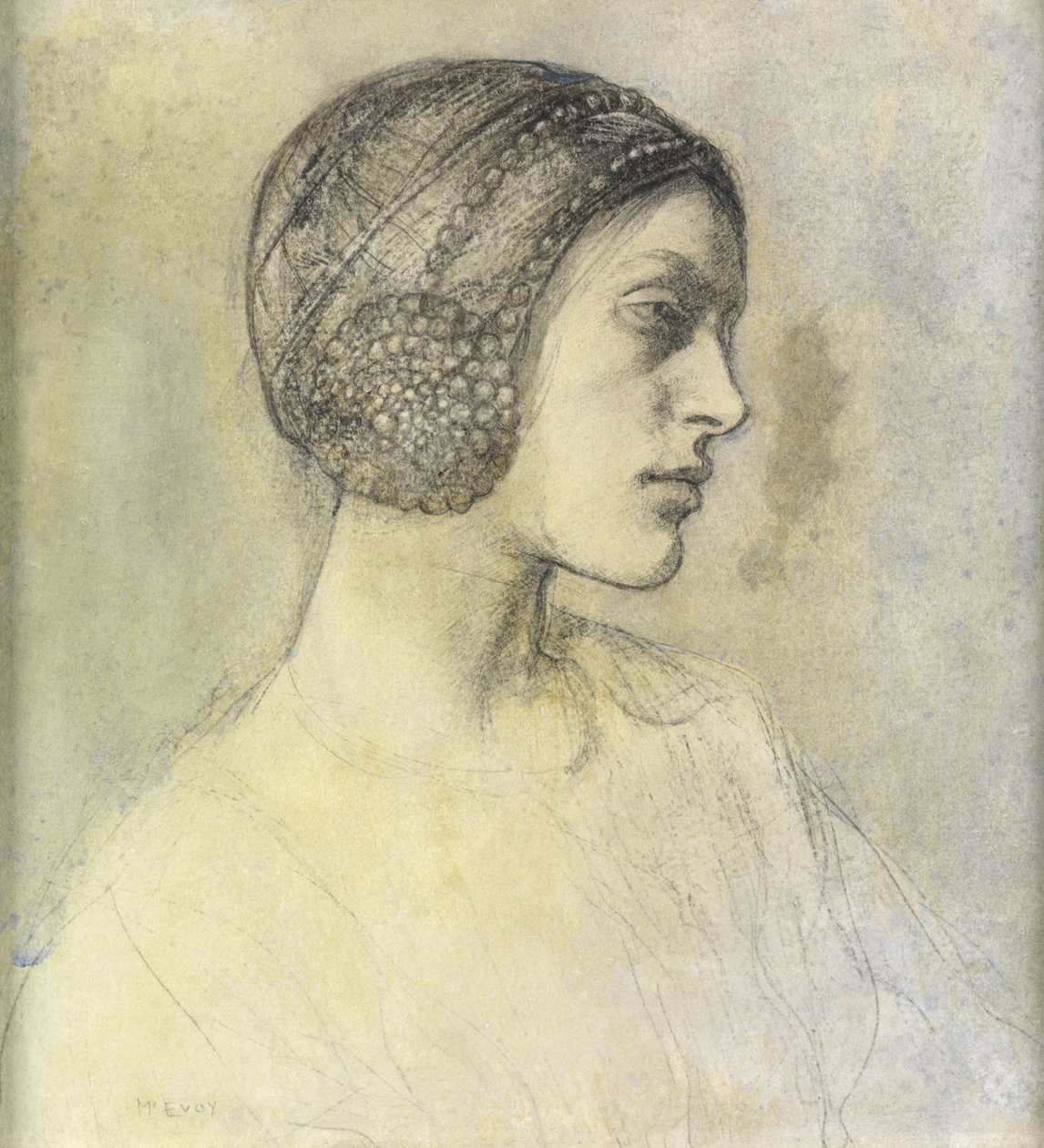 Anais, portant un béguin, c.1822 - Ambrose McEvoy