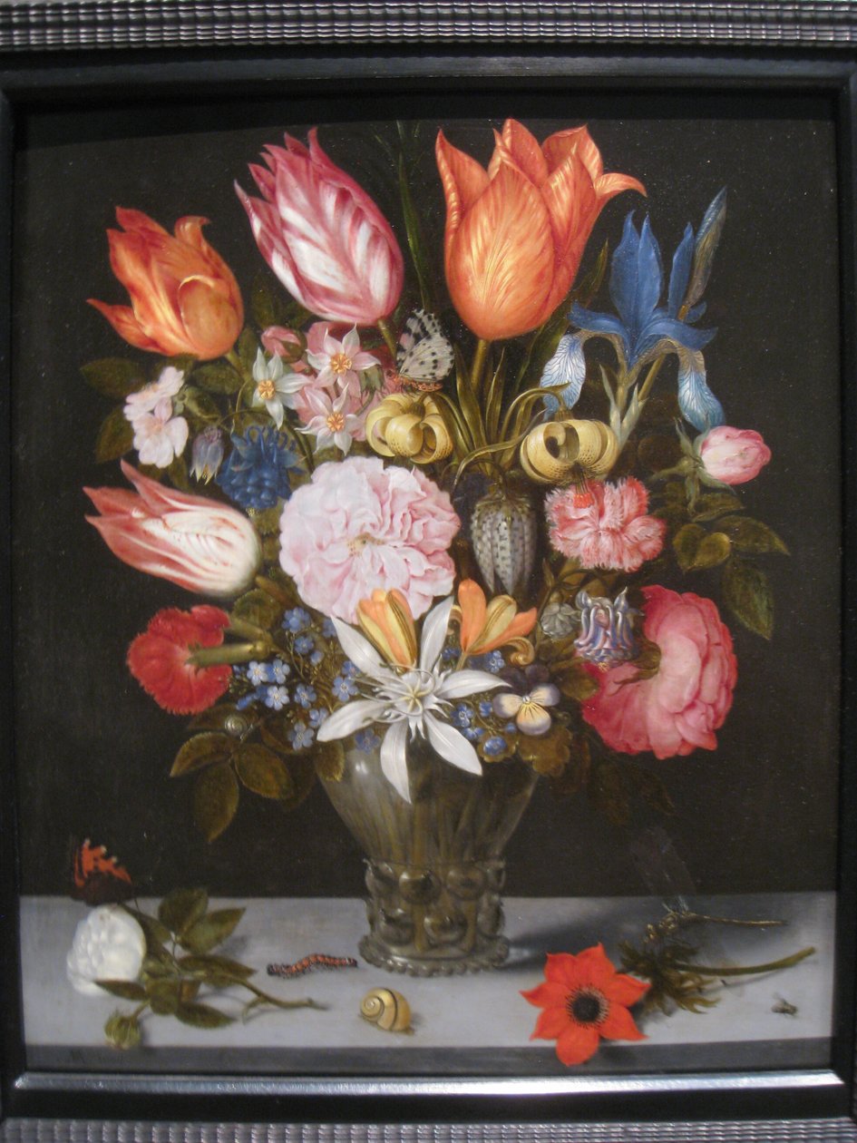Fleurs dans un verre - Ambrosius Bosschaert