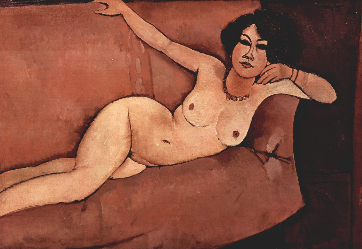 Nu sur un canapé (Almaiisa) - Amedeo Modigliani