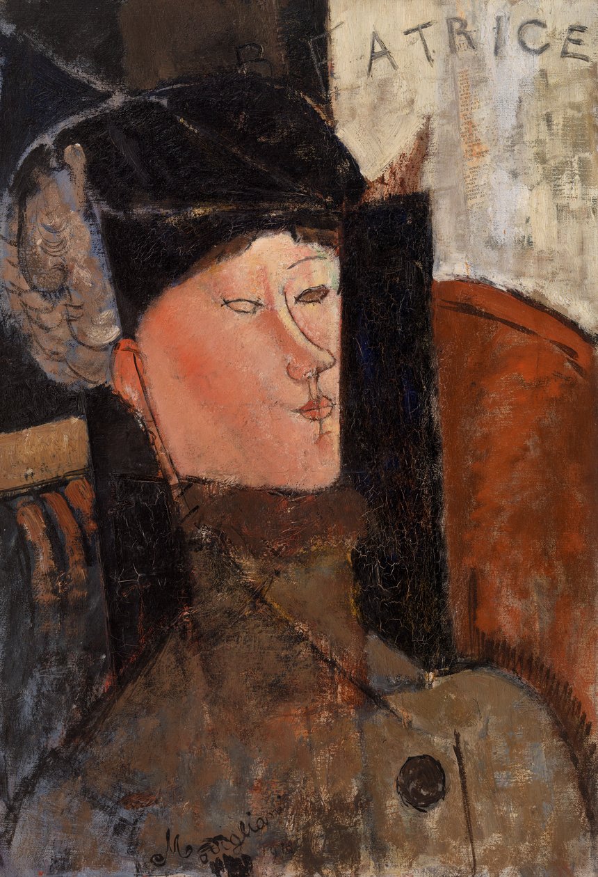 Béatrice (Portrait de Béatrice Hastings) - Amedeo Modigliani