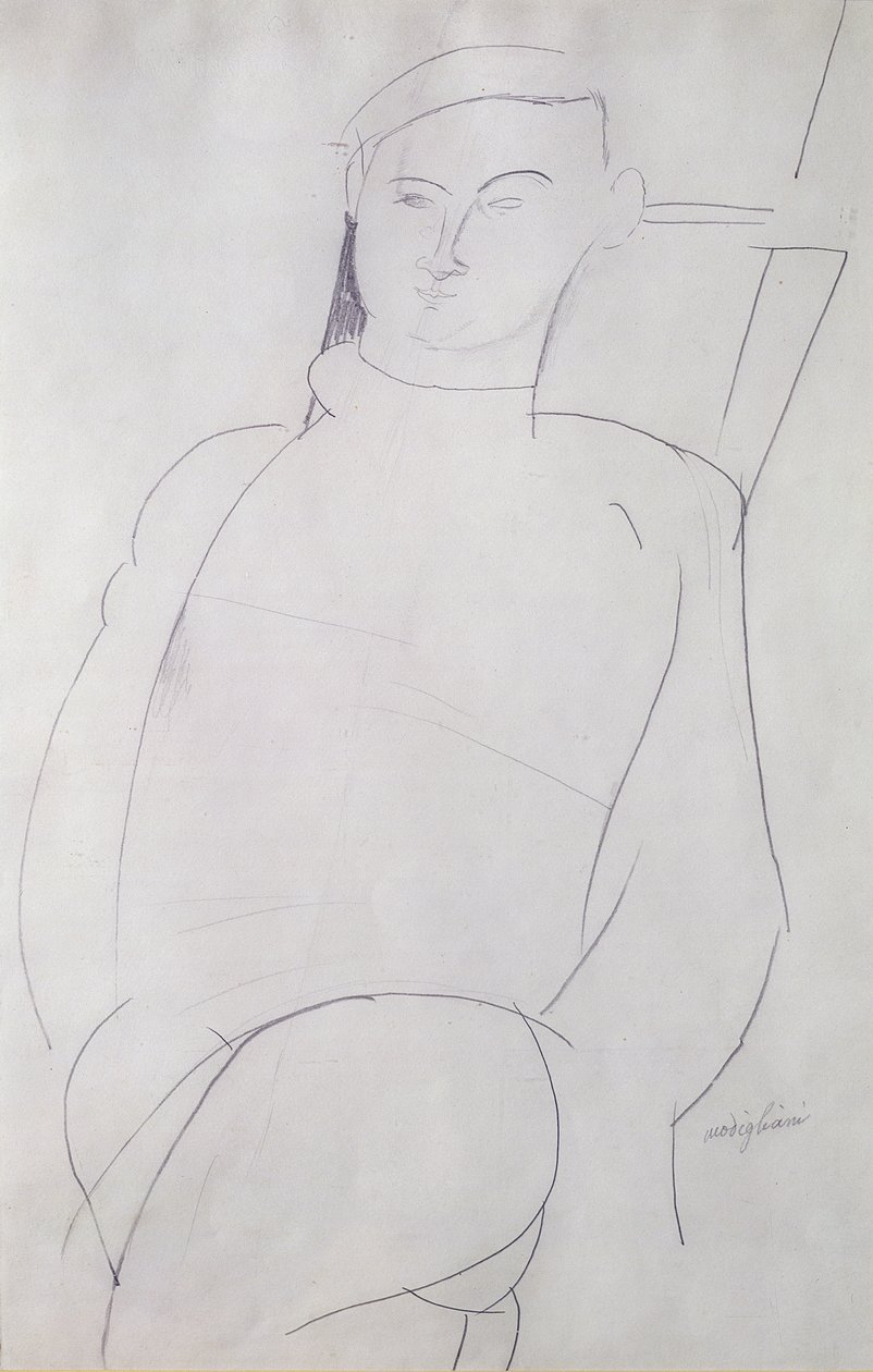 Jacques Lipchitz (1891-1973) c.1917 - Amedeo Modigliani