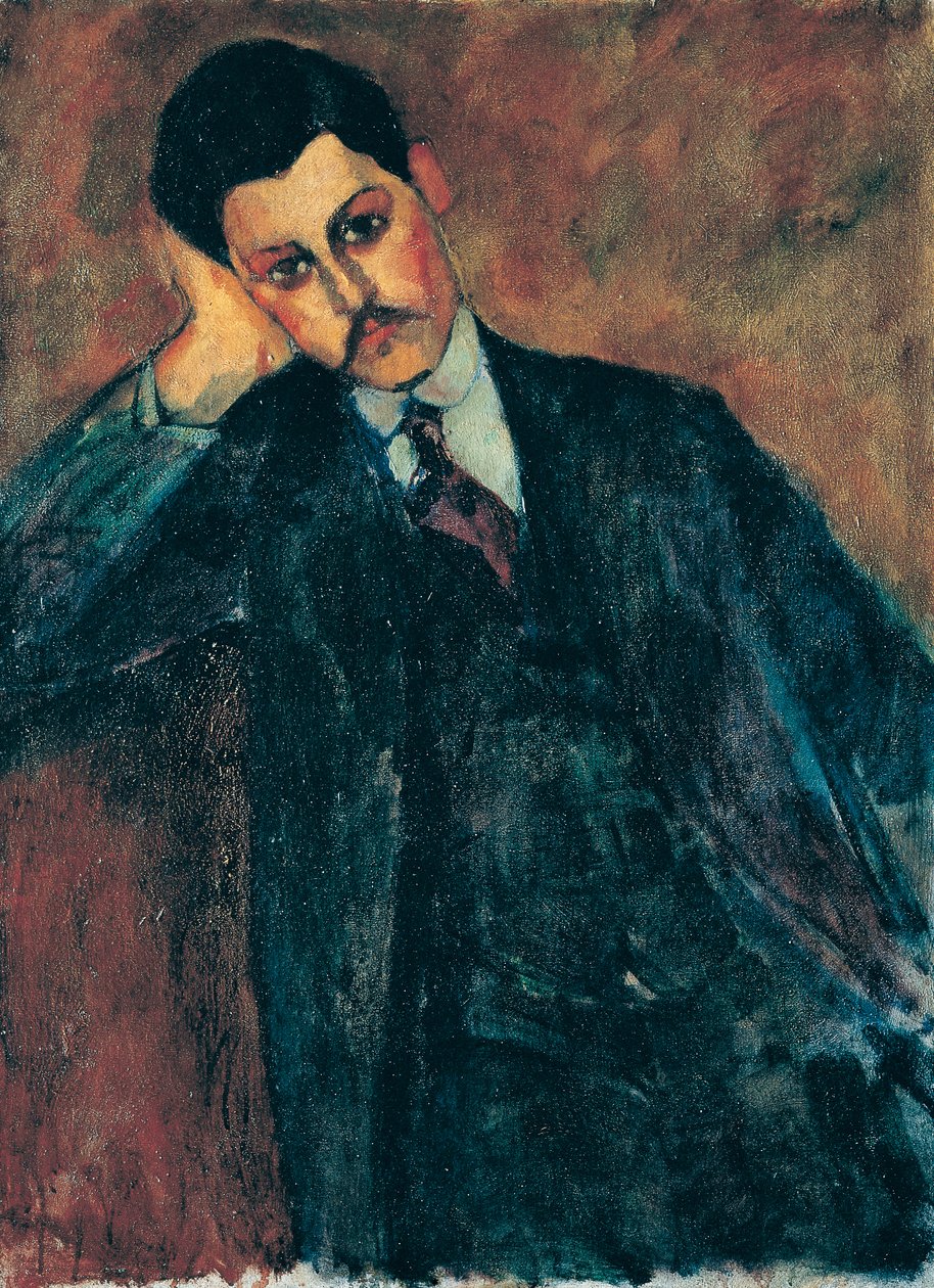 Portrait de Jean Alexandre réalisé en 1909 - Amedeo Modigliani