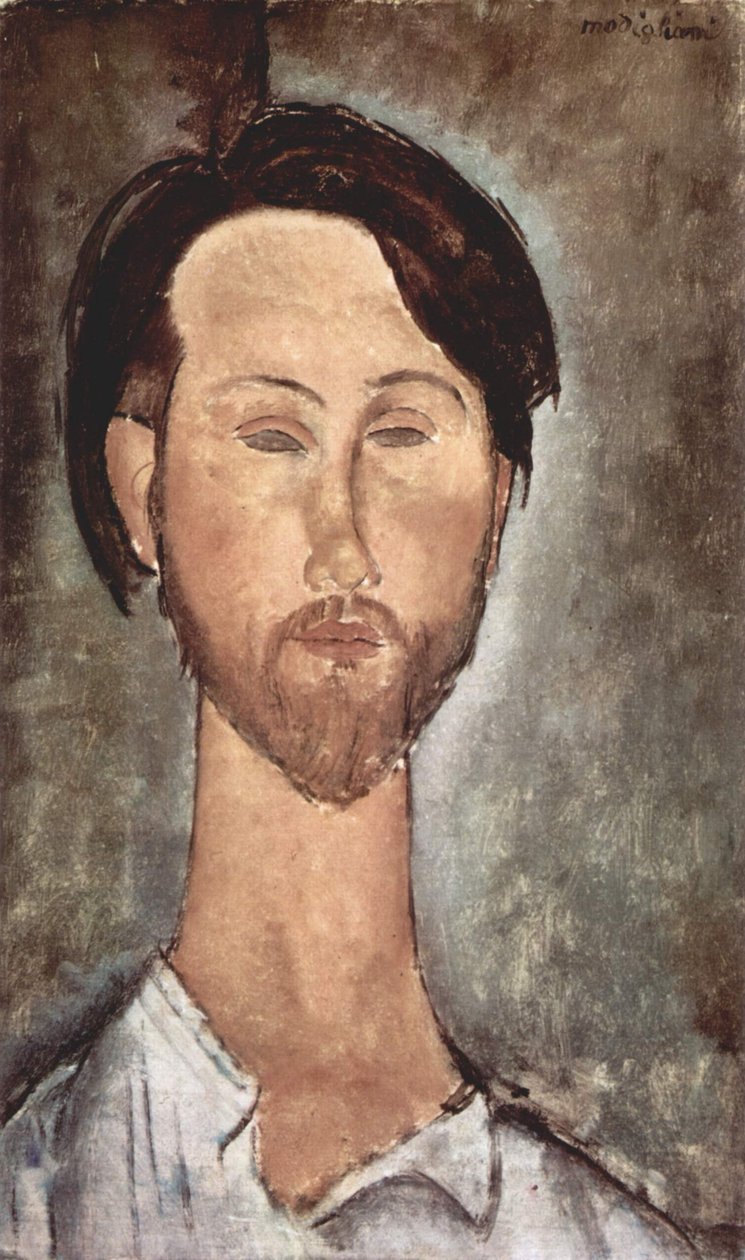 Portrait de Léopold Zborowski - Amedeo Modigliani