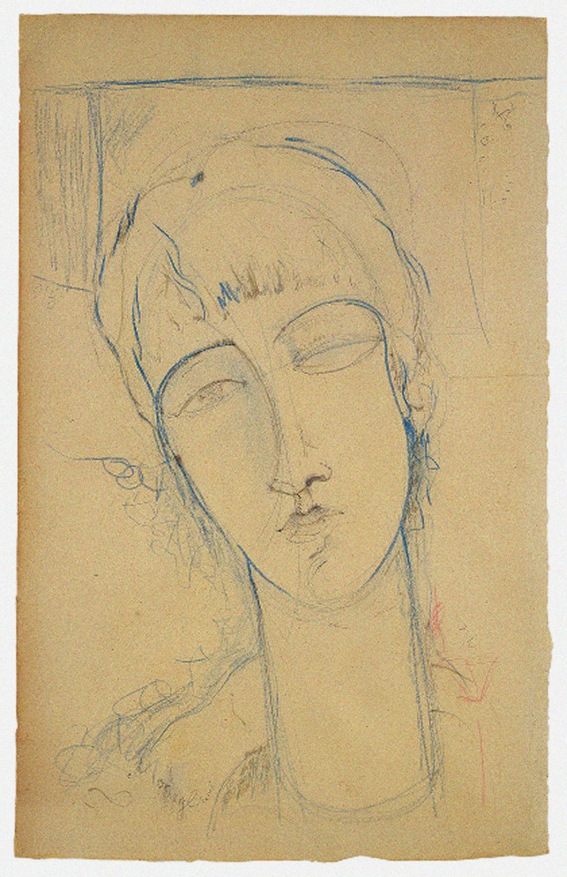Anna Akhmatova Ritratto di Donna Rossa, 1915 - Amedeo Modigliani